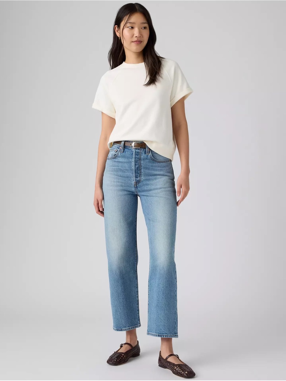 Levi’s Ribcage Straight Ankle Jeans